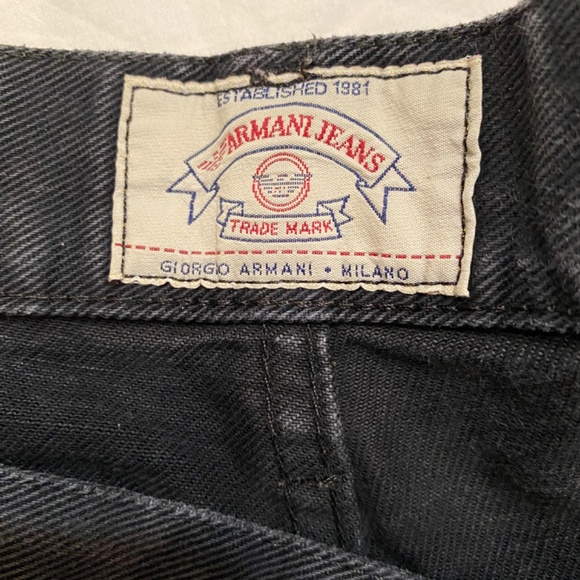 ARMANI JEANS Men’s Black Jeans Sz 36 - Picture 11 of 13